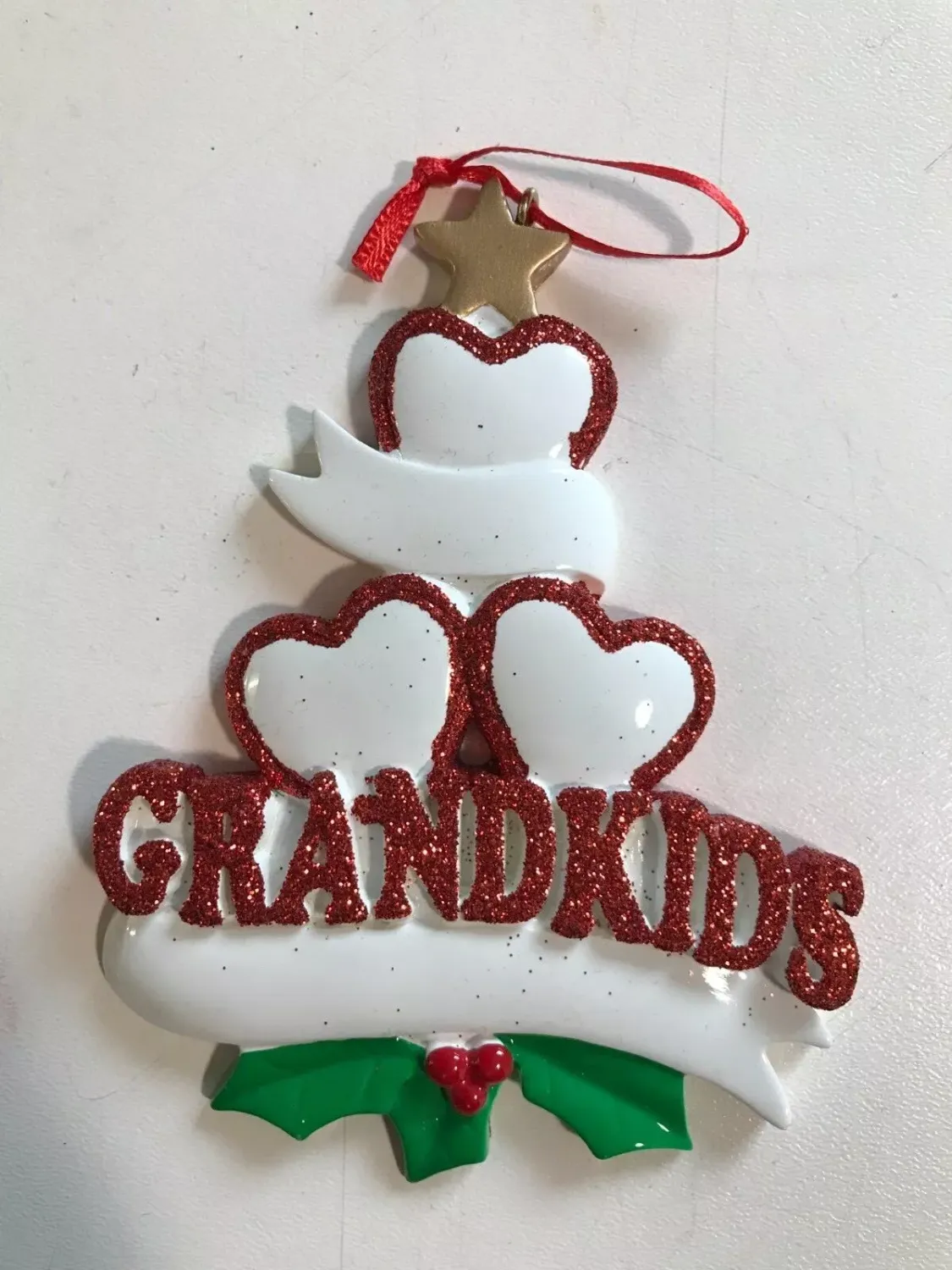 Grandkids Hearts /3 - RM1-3 Hanging tree decoration