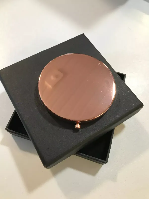 Rose Gold Compact Mirror