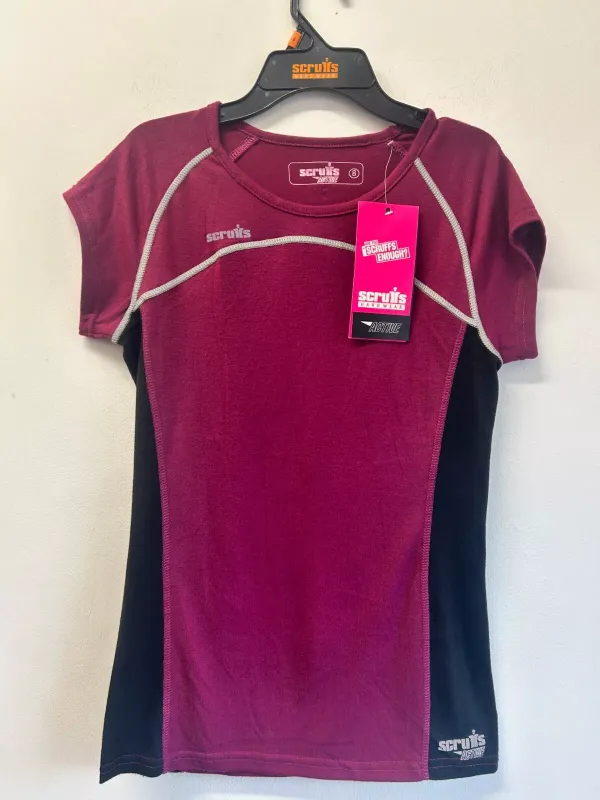 Scruffs Hard wear Ladies Work Tops Plum