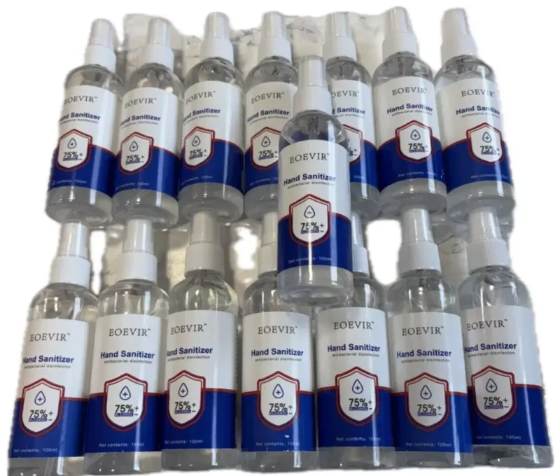 Eoevir 75% Alcohol Antibacterial Hand Sanitizer !!!x15 for £9.99!! BARGAIN 100ml