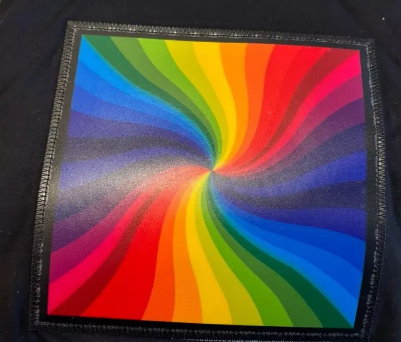 Multicolour Light up T-shirt Flash wear X-Large
