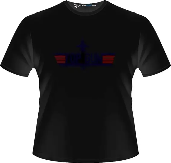 Top Gun Light up T-shirt Flash wear