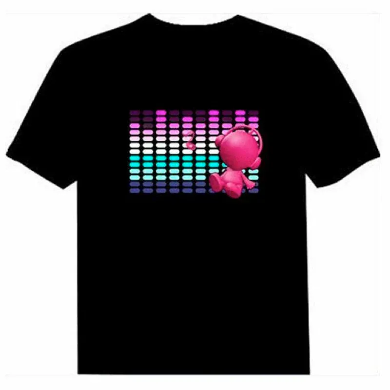 DJ Mixer Light up T-shirt Flash wear