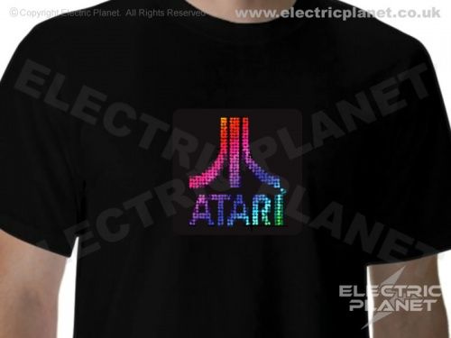 Space invaders Atari Light up T-shirts Flash wear