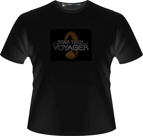 Star Trek Voyager Light up T-shirt Flash wear