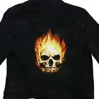Flaming Skull Light up T-shirt Flash wear