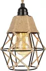 Frideko Modern Ceiling Light Fittings Rope Metal Shade - X001MY75QF