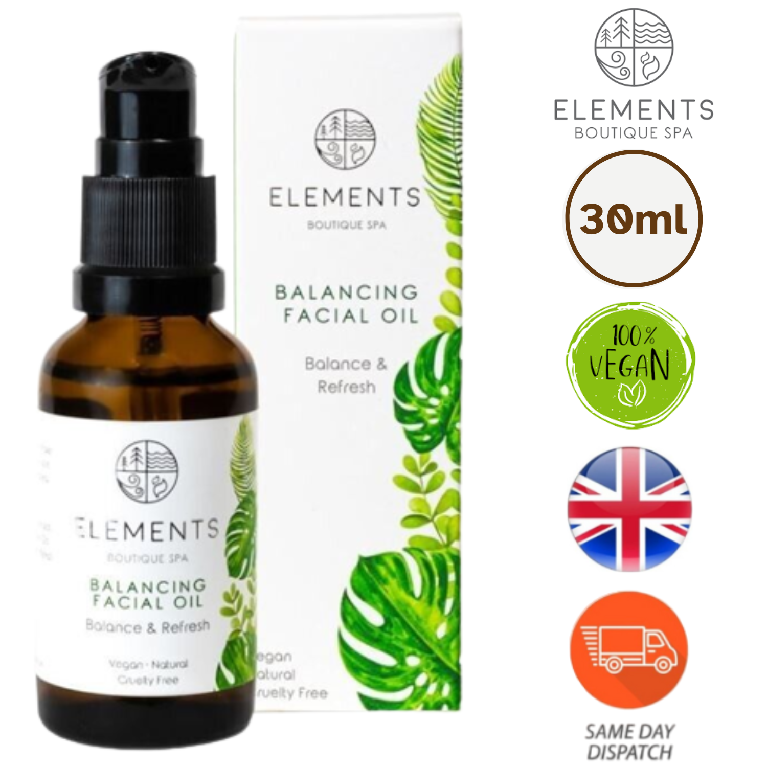 Elements Boutique Spa Balancing Facial Oil