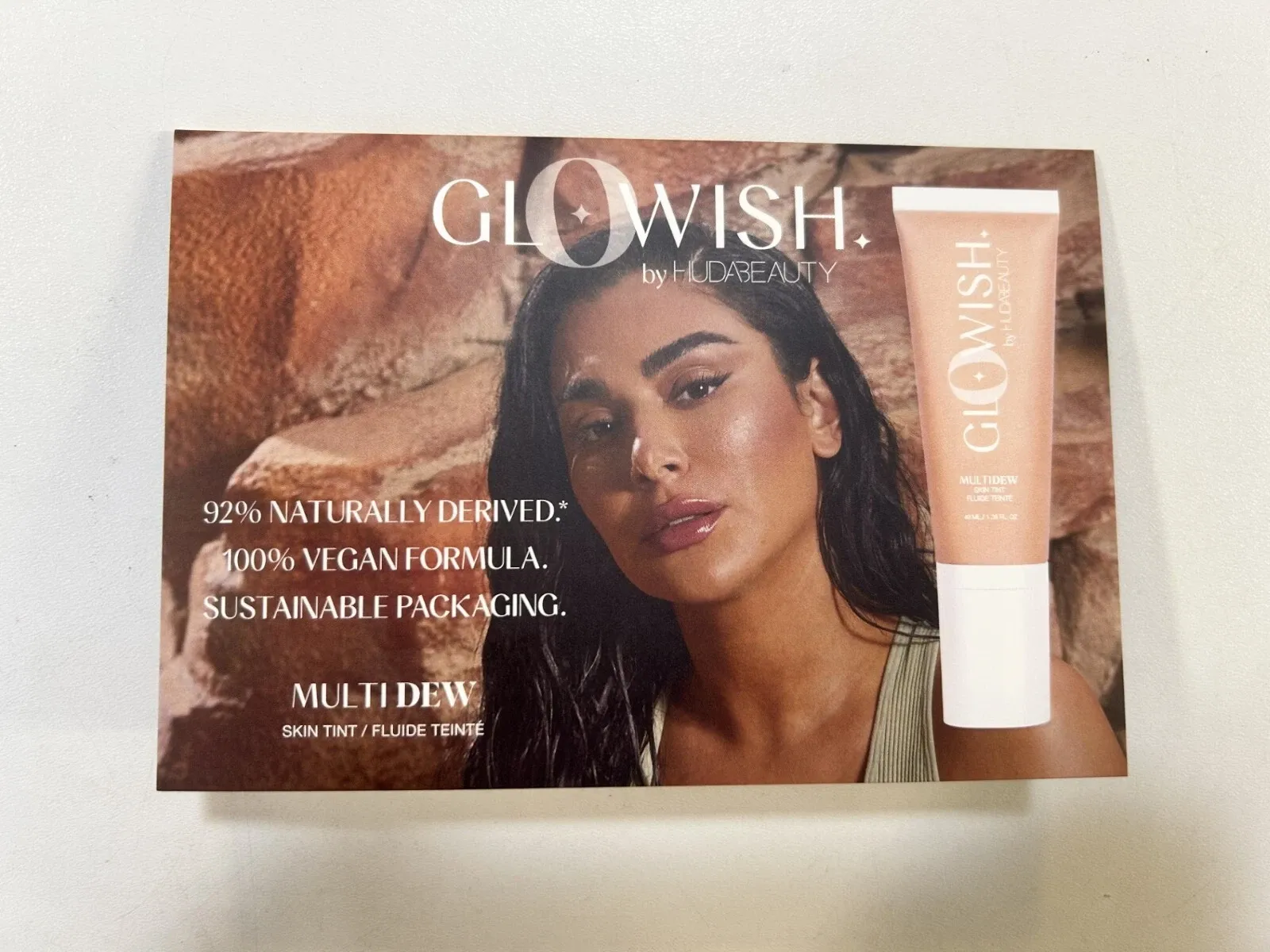 Huda Beauty Skin Tint SamplesX3 Glowish Multidew X2 Packs