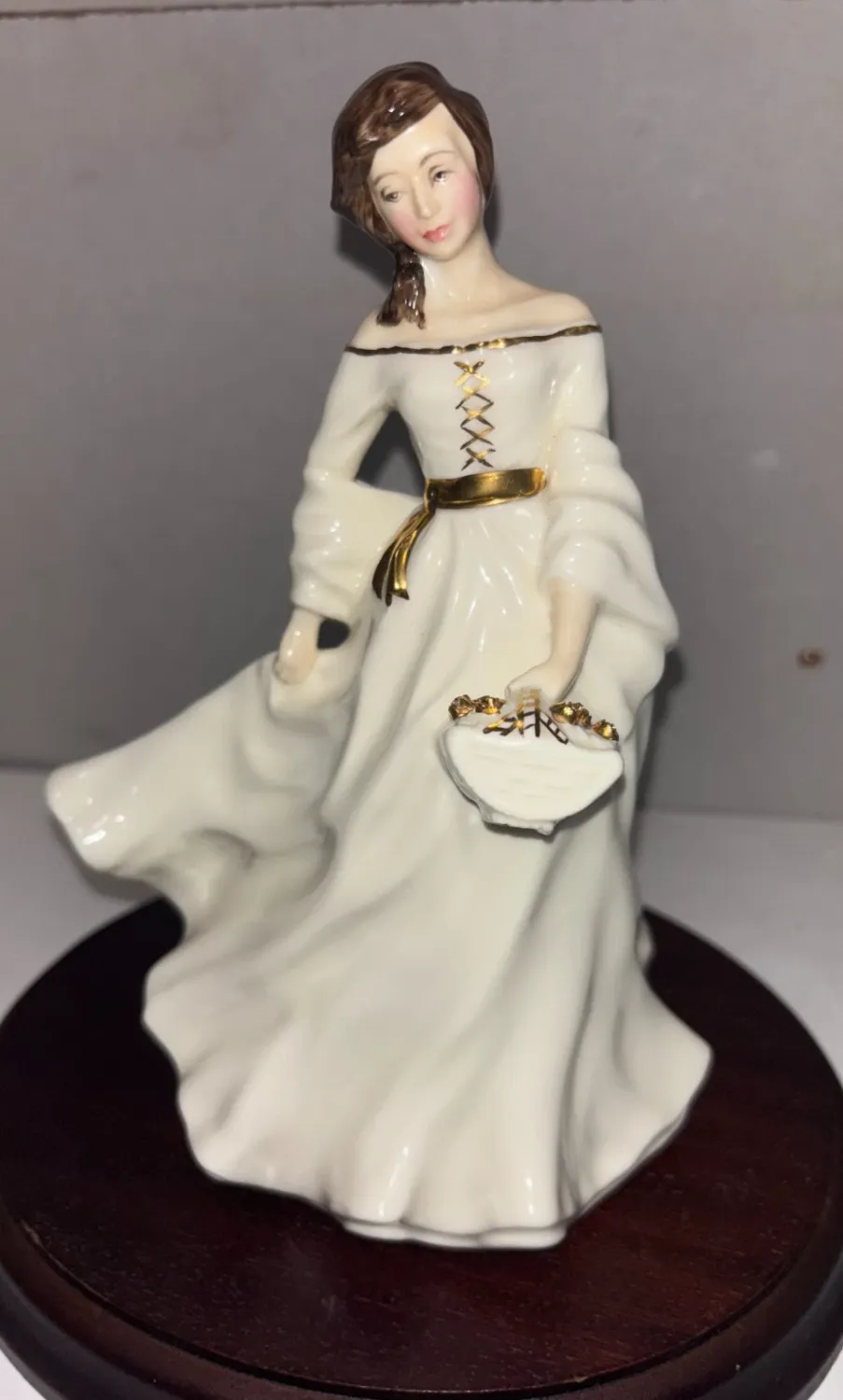 Royal Daulton handmade Bone China Golden Figures Spring Morning - HN3725