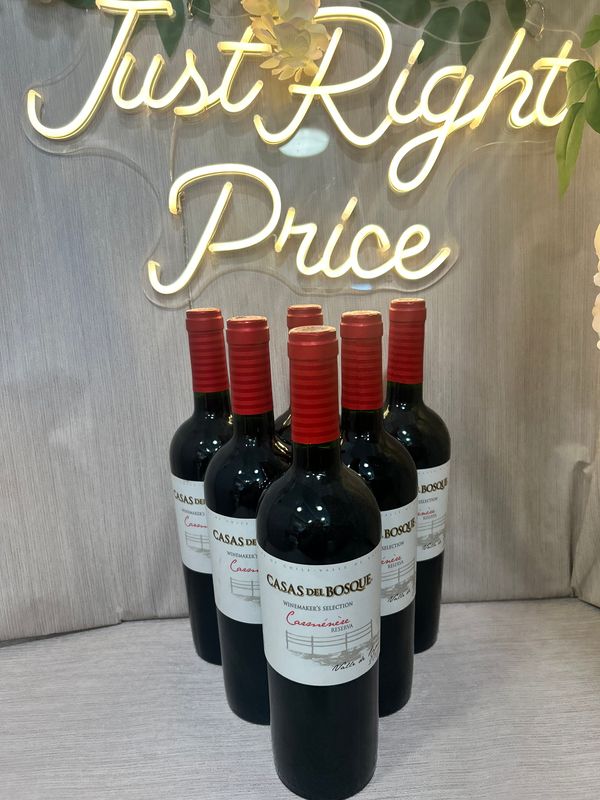 Casas Del Bosque Reserva Carmenere 2017 - Box of 6 - Saving £15.00