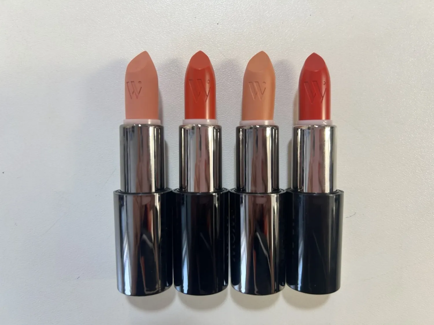 WOW LONDON MATTE LIPSTICK 0.13 OZ one of each colour x4