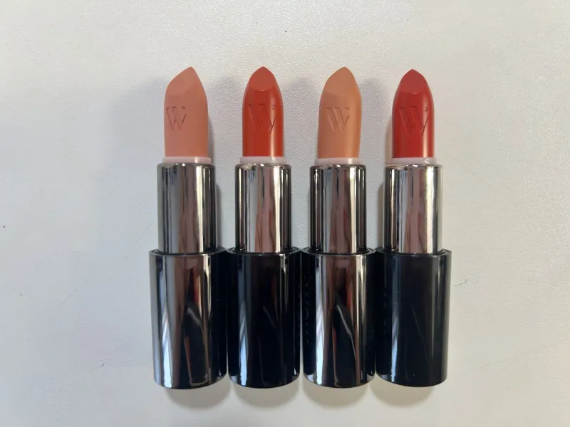WOW LONDON MATTE LIPSTICK 0.13 OZ one of each colour x4