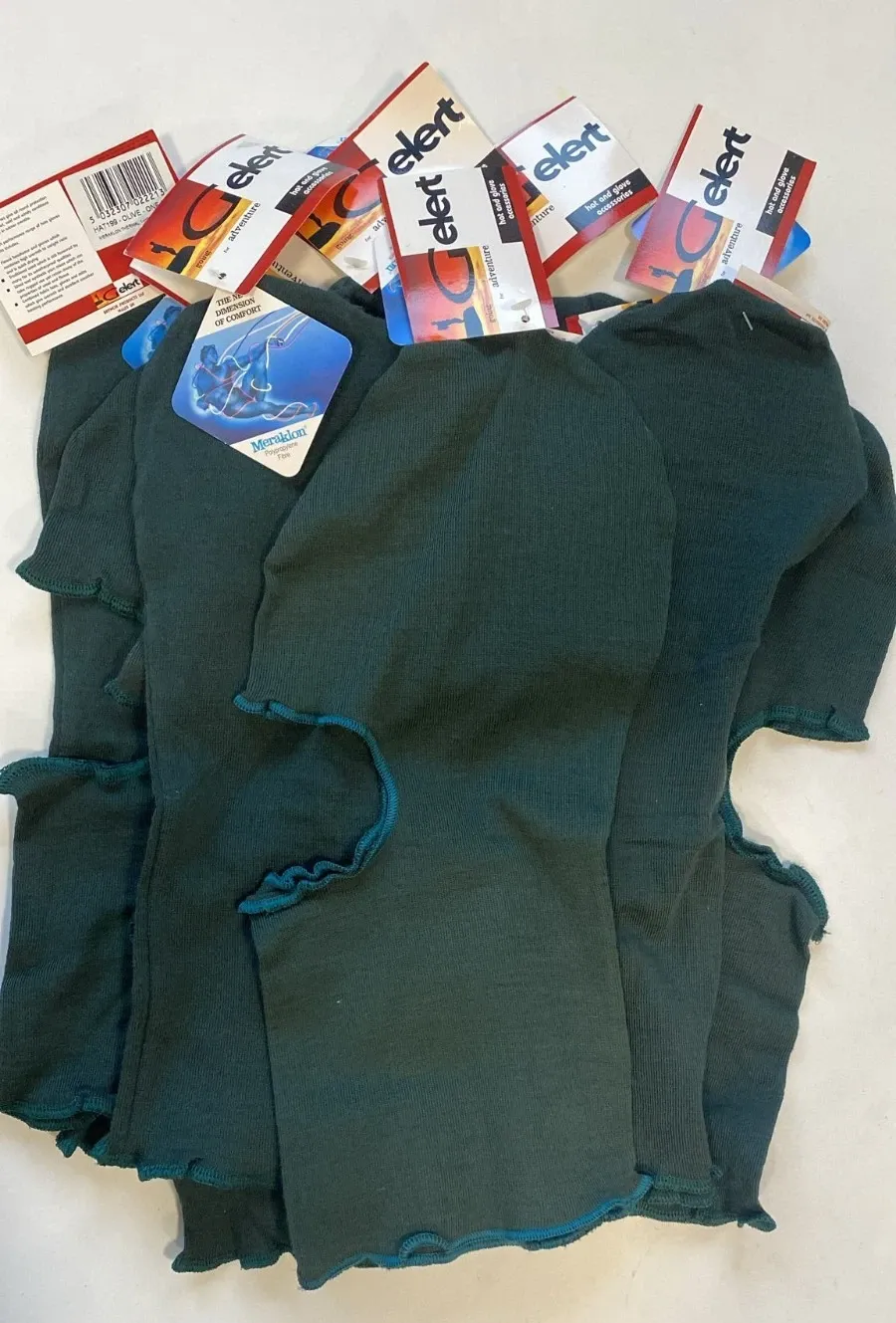 Olive one hole balaclava x 10 Job lots of winter wear