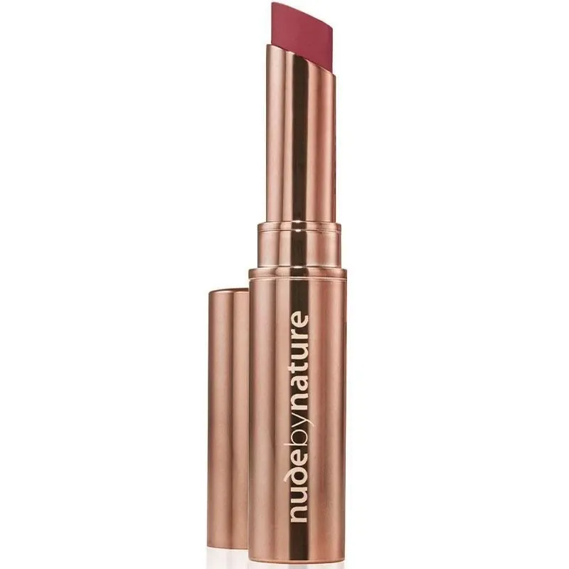 NUDE BY NATURE CREAMY MATT LIPSTICK CERISE x2