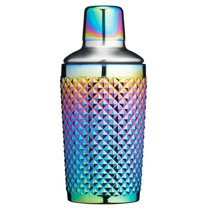 BarCraft Glass Studded Cocktail Shaker 300ml Drink Making Mixer Bar Accesories