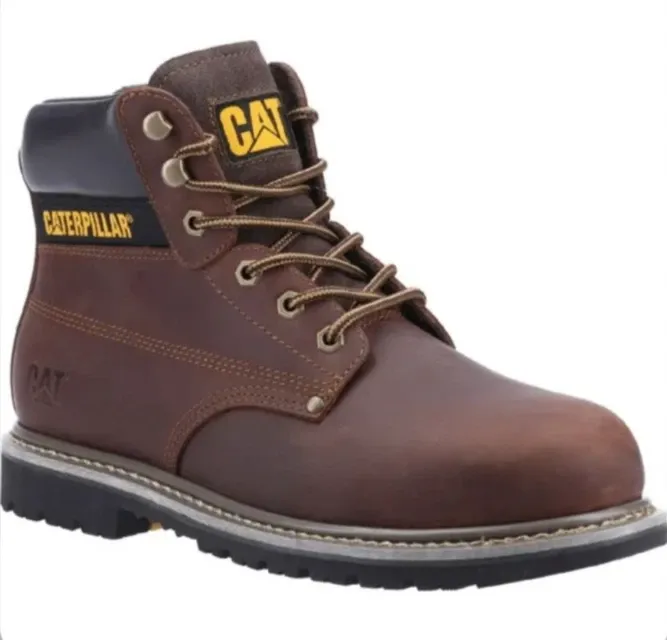 Caterpillar Cat Footwear Size UK 10 Brown Workwear Boots
