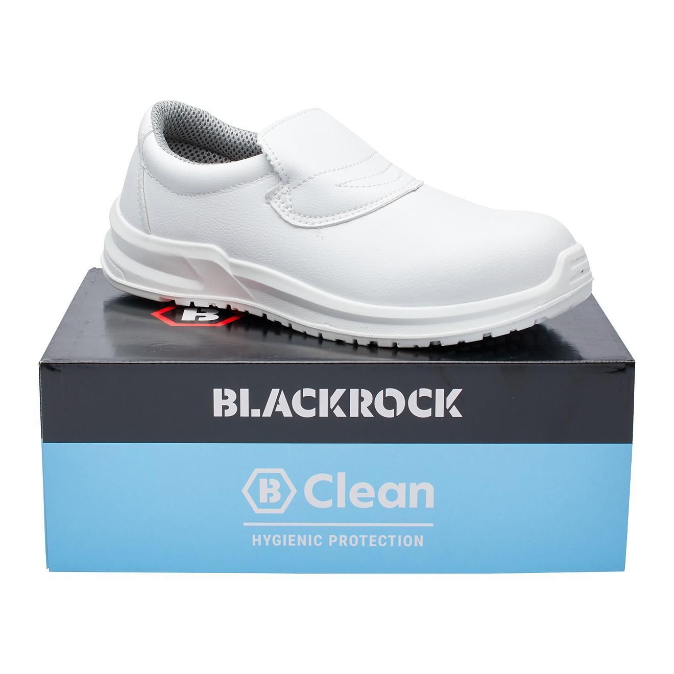 BlackRock Hygiene Slip-on Safety Shoes in White - UK Size 10