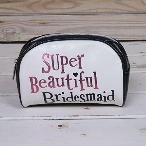 Super Beautiful Bridesmaid Zipped Wedding Day Make Up Bag