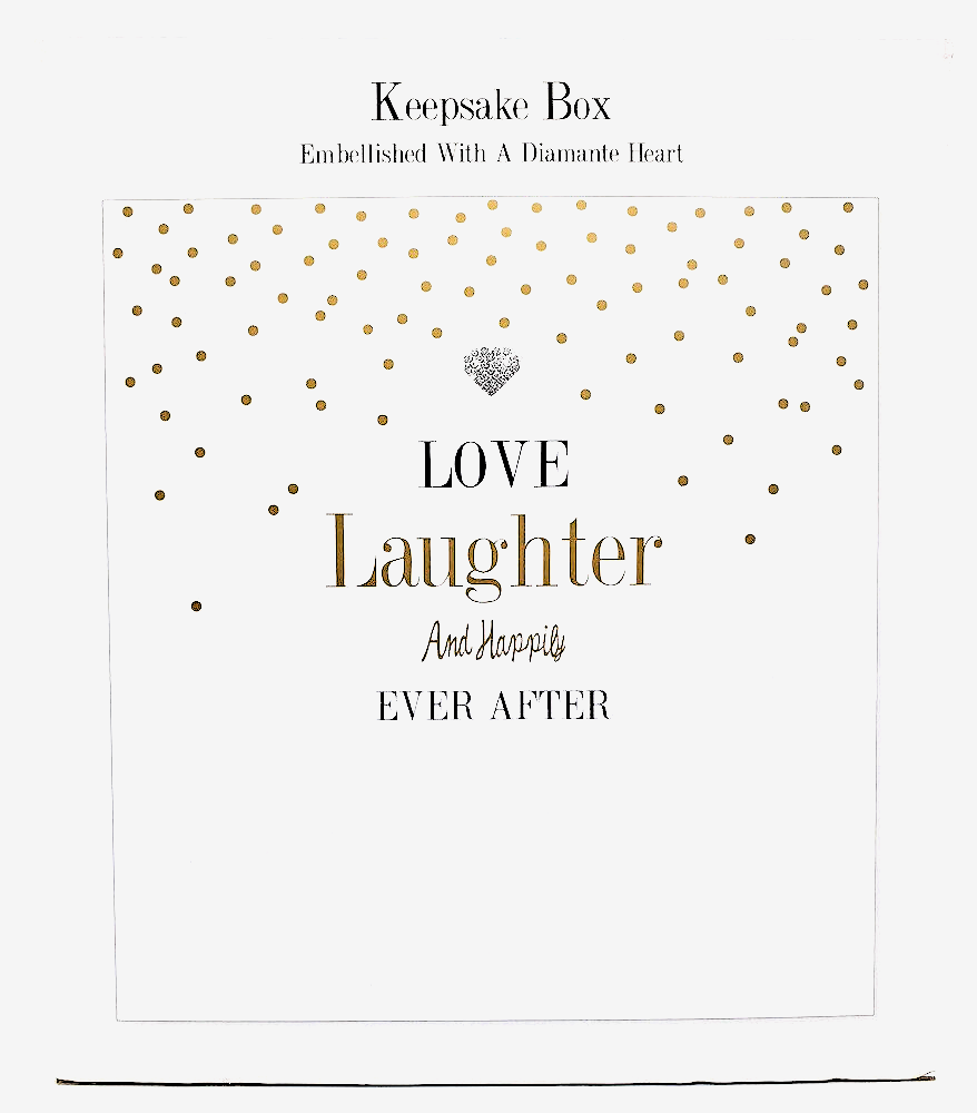 New Mr And Mrs Wedding Keepsake Gift Box