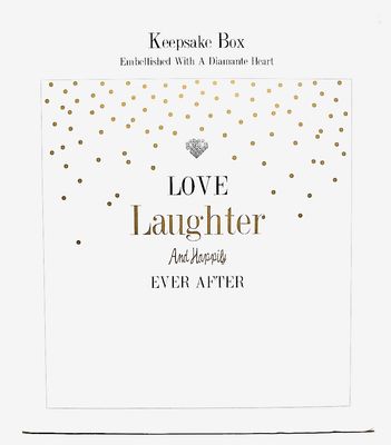 New Mr And Mrs Wedding Keepsake Gift Box