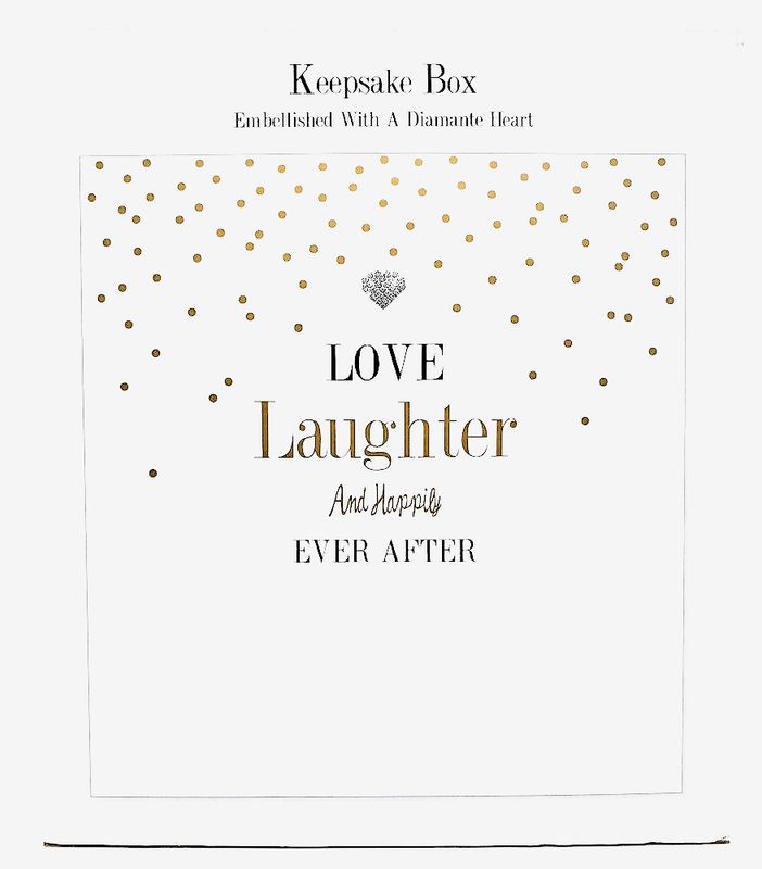 New Mr And Mrs Wedding Keepsake Gift Box