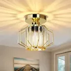 Frideko Ceiling Light Fittings Gold Crystal Chandelier - X001NDPCPJ