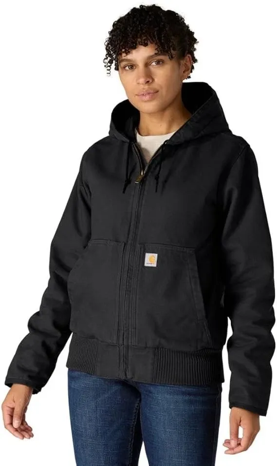 Carhartt womens Loose Fit Washed Duck Insulated Active Jacket XS