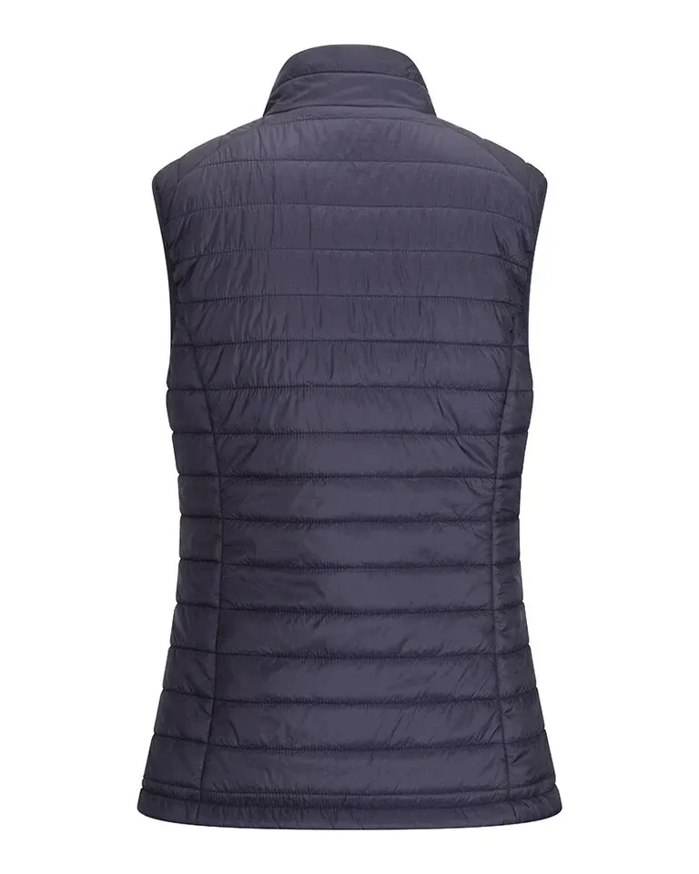 Hoggs Of Fife Ladies Kingston Rip-Stop Gilet Navy/Merlot Waistcoat XXL