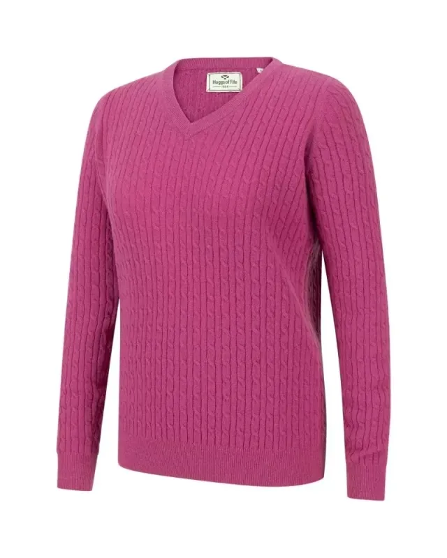 Hoggs of Fife Lauder Cable Pullover ladies, country lifestyle fashion 12-14