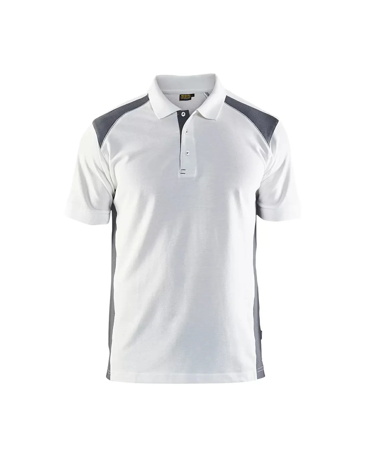 Blaklader Polo Shirt 3324 White / Grey *EL229 Blaklader Polo Shirt 3324 White / Grey *EL229