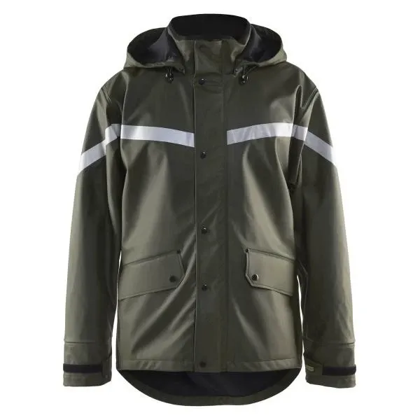 BLAKLADER 4305 - Rain jacket Level 2 Army green *EL229