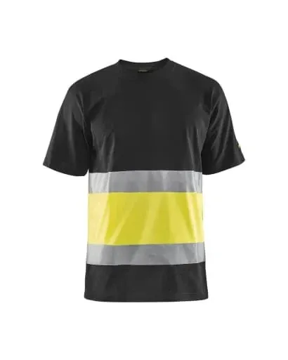 Blaklader 3387 Hi Vis Moisture Wicking Premium Cotton T-shirt One - Size Class 1 *EL235