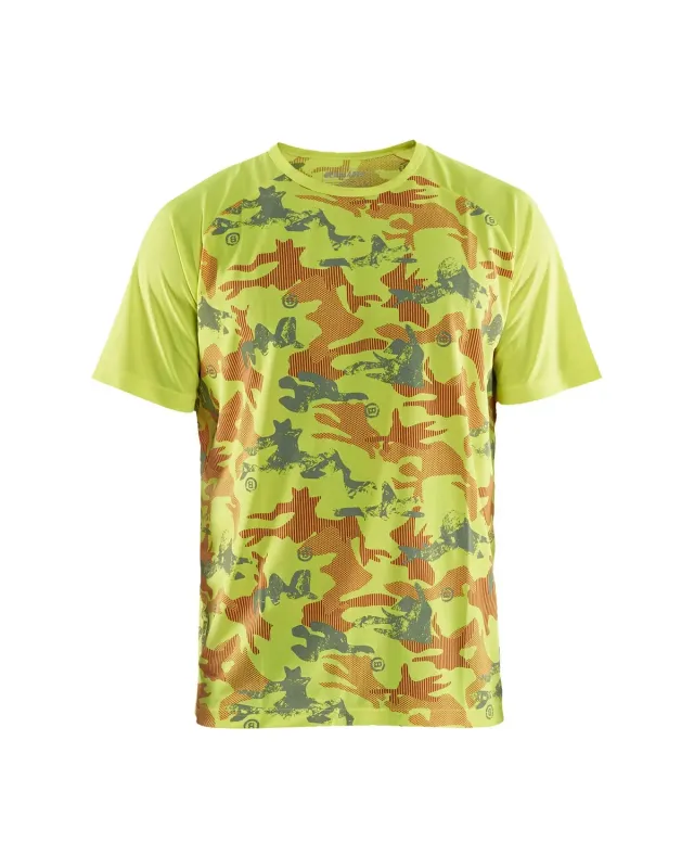 Blaklader 3425 T-shirt function Camo Large - 44"Chest *EL235