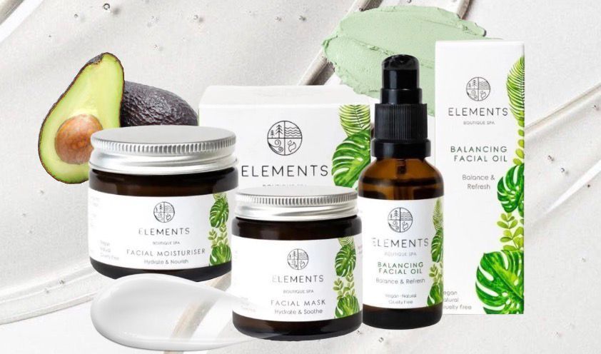 Elements Skincare Bundle - Boutique Facial Mask / Face Moisturizer / Facial Oil All 3 For Less