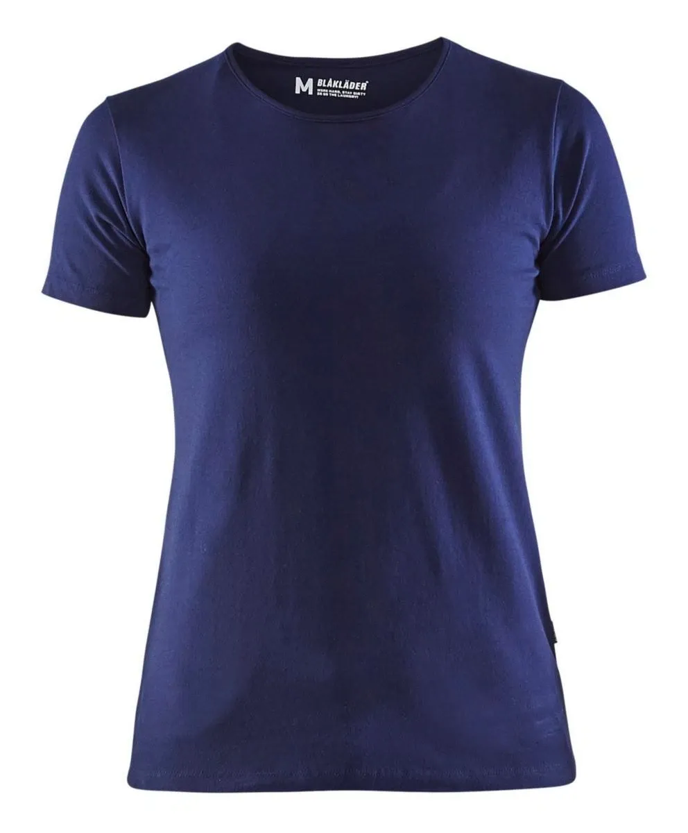 Blaklader ladies navy blue t-shirt XS-28"Chest *EL235