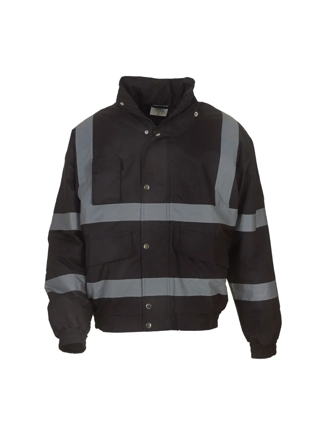 Yoko Hi-Vis Bomber Jacket Security/warehousing Black -HVP211 *S