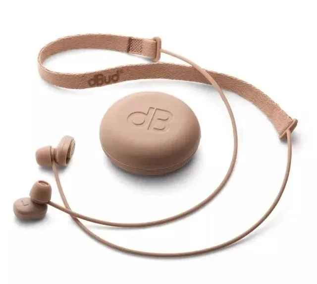 DB Rule the noise - adjustable earplugs prevent noise- safety strap - Dusty Pink