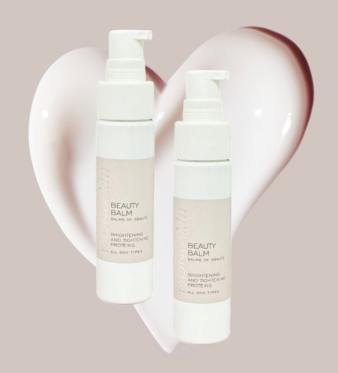 Monuskin Beauty Balm Brightening & Tightening Proteins 50ml x2