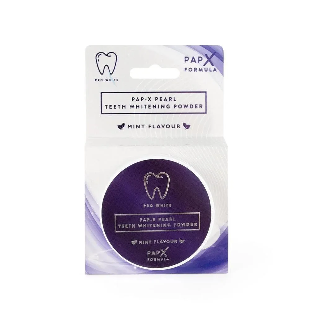 x2 Teeth Whitening Powders by Pro White Charcoal/Pap-x Pearl EL152