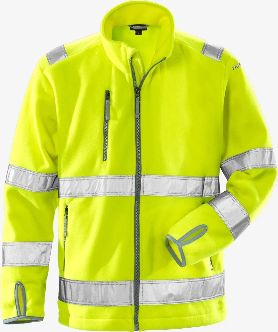 Fristads High vis fleece jacket class 3 Medium 40"C *BL2
