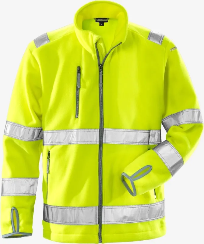 Fristads High vis fleece jacket class 3 Medium 40"C *BL2