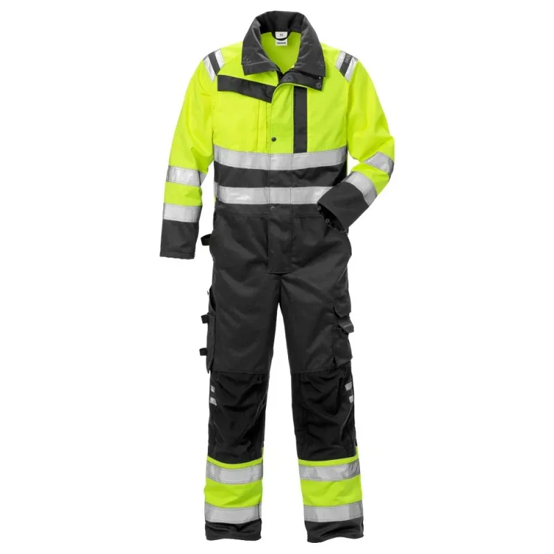 Fristads 124376 High Viz Coverall yellow *F10