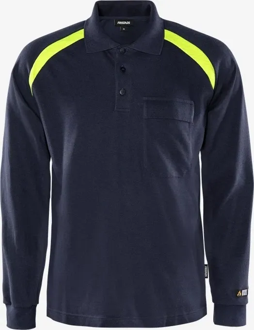 Fristads 100472 Flamestat Long Sleeve Polo Shirt 784 (XL-50 Fristads 100472 Flamestat Long Sleeve Polo Shirt 784 (XL-50"Chest) *F3