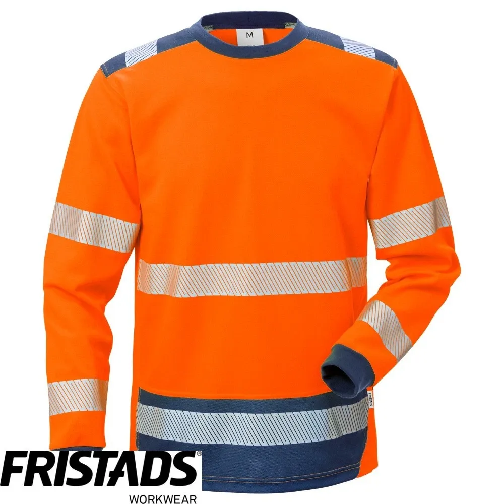 Fristads 114100 High Vis Class 3 Long Sleeve T-Shirt 7724 THV - (XS - 38"C) *F3
