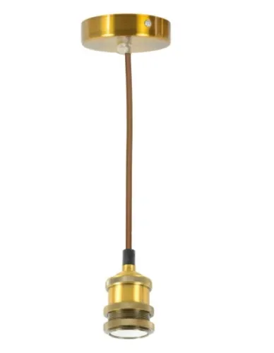 Lyyt Vintage Pendant cord set E27 Antique gold Lyyt Vintage Pendant cord set E27 Antique gold