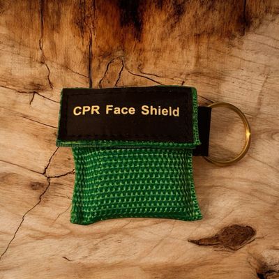 CPR Face shield Groen