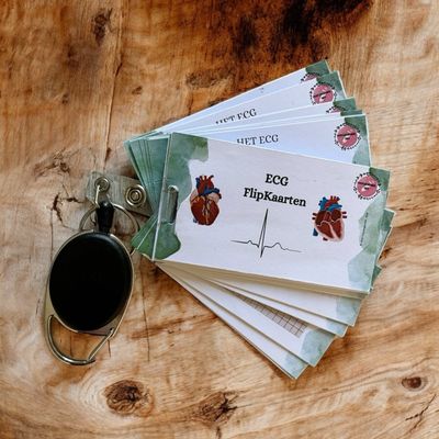 FLIP ECG Kaarten + Gratis badge houder