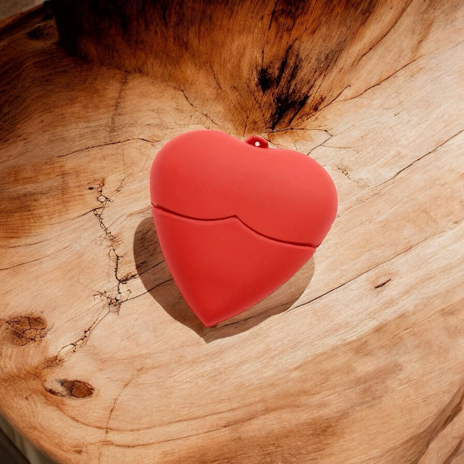 USB hartjesvorm rood 128MB