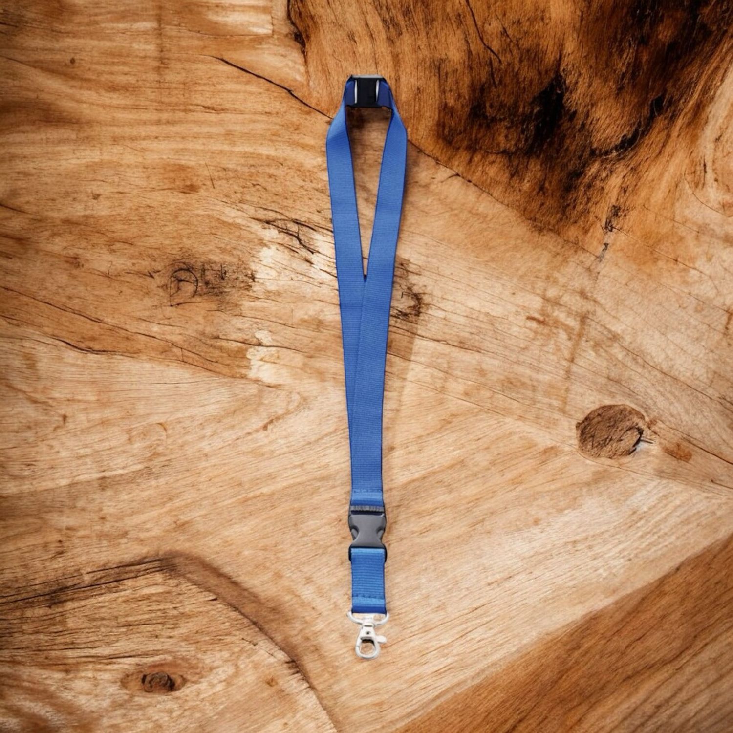 Lanyard kobalt blauw